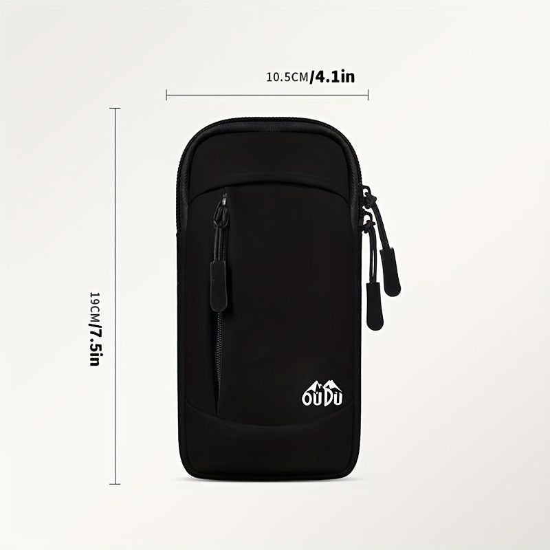 High-quality Dual-use Mobile Phone Arm Wrist Bag; Universal Lightweight Large-capacity Waterproof Sweat-proof Sports Bag For Men And Women Outdoor Running Fitness