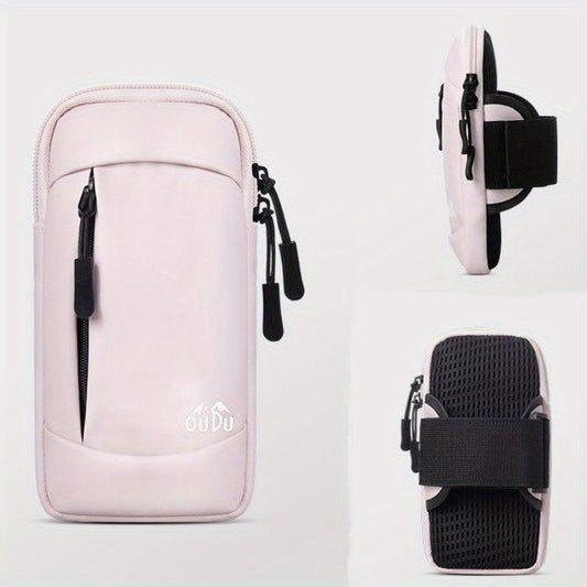 High-quality Dual-use Mobile Phone Arm Wrist Bag; Universal Lightweight Large-capacity Waterproof Sweat-proof Sports Bag For Men And Women Outdoor Running Fitness